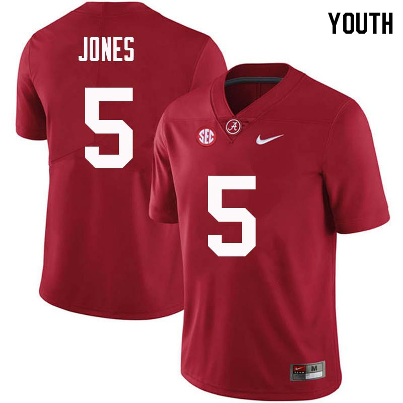 Alabama Crimson Tide Youth Cyrus Jones #5 Crimson NCAA Nike Authentic Stitched College Football Jersey ZO16Q05KN